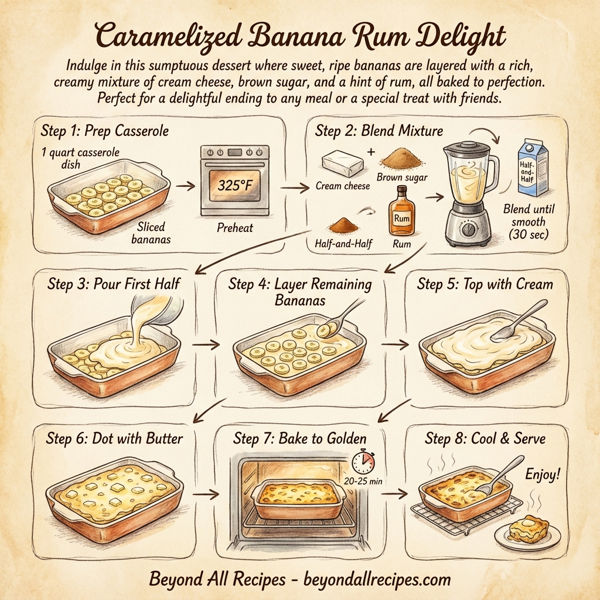 Caramelized Banana Rum Delight instructions