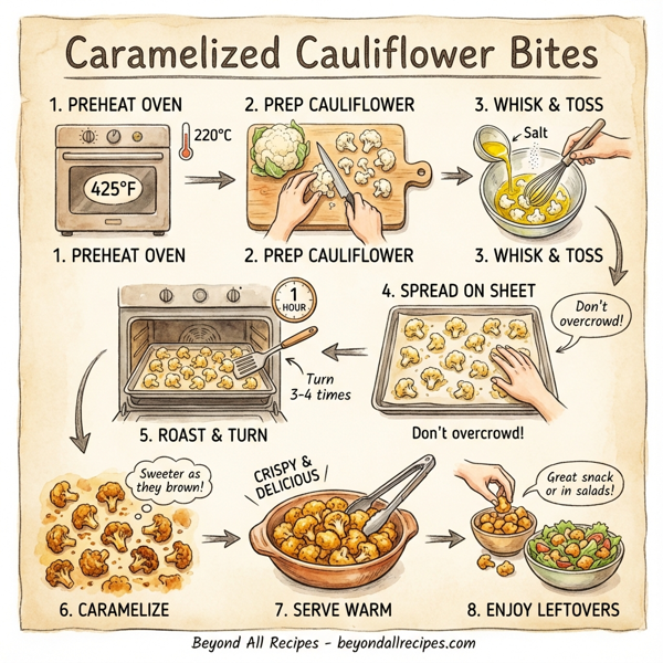 Caramelized Cauliflower Bites instructions