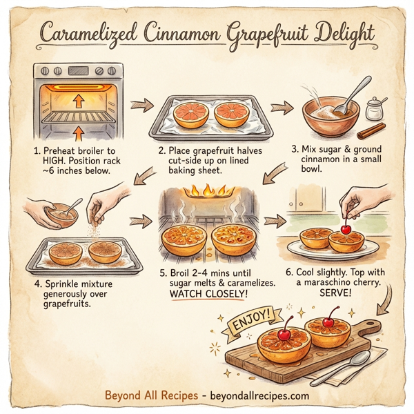 Caramelized Cinnamon Grapefruit Delight instructions