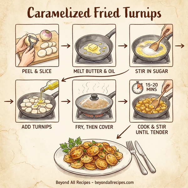 Caramelized Fried Turnips instructions