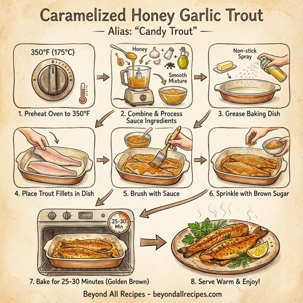 Caramelized Honey Garlic Trout instructions