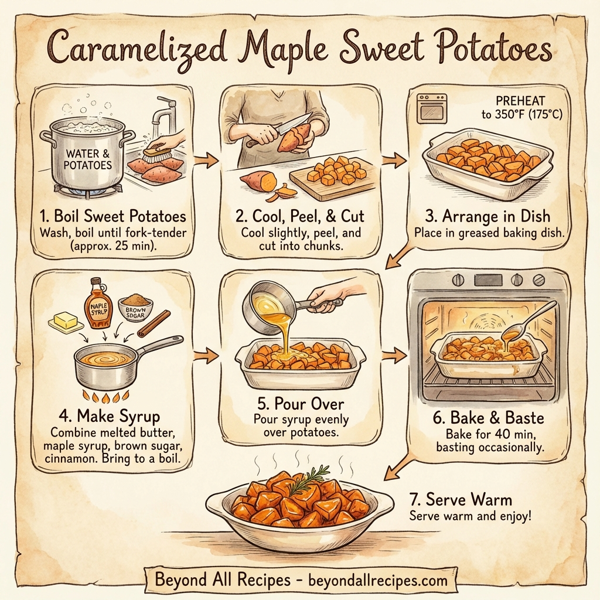 Caramelized Maple Sweet Potatoes instructions