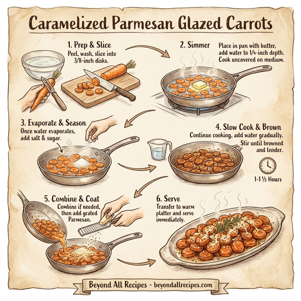 Caramelized Parmesan Glazed Carrots instructions