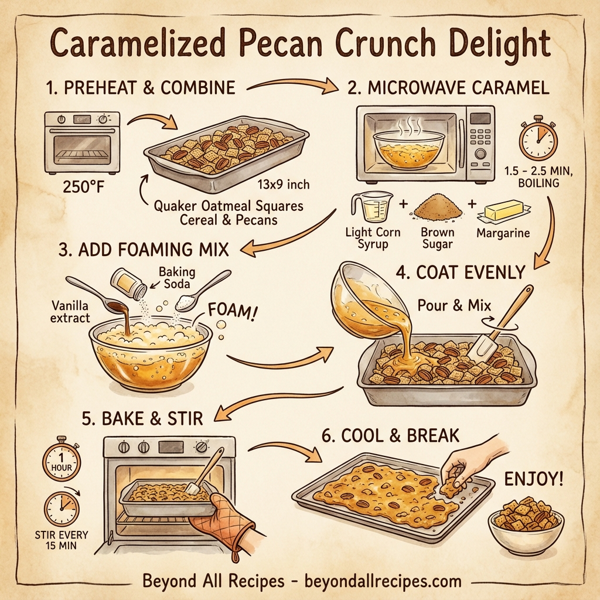 Caramelized Pecan Crunch Delight instructions