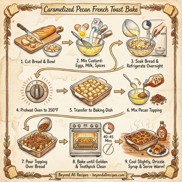 Caramelized Pecan French Toast Bake instructions