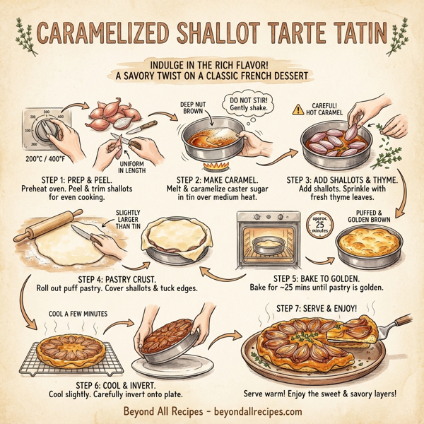 Caramelized Shallot Tarte Tatin instructions