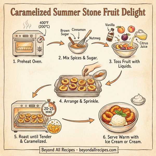 Caramelized Summer Stone Fruit Delight instructions