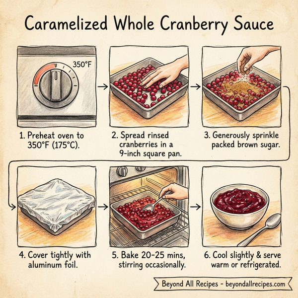 Caramelized Whole Cranberry Sauce instructions