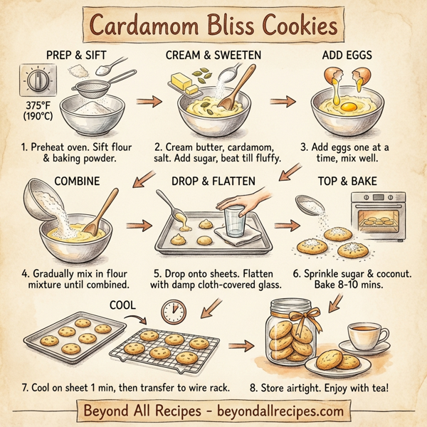Cardamom Bliss Cookies instructions