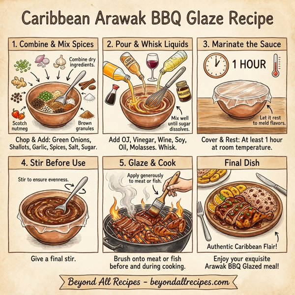 Caribbean Arawak BBQ Glaze instructions
