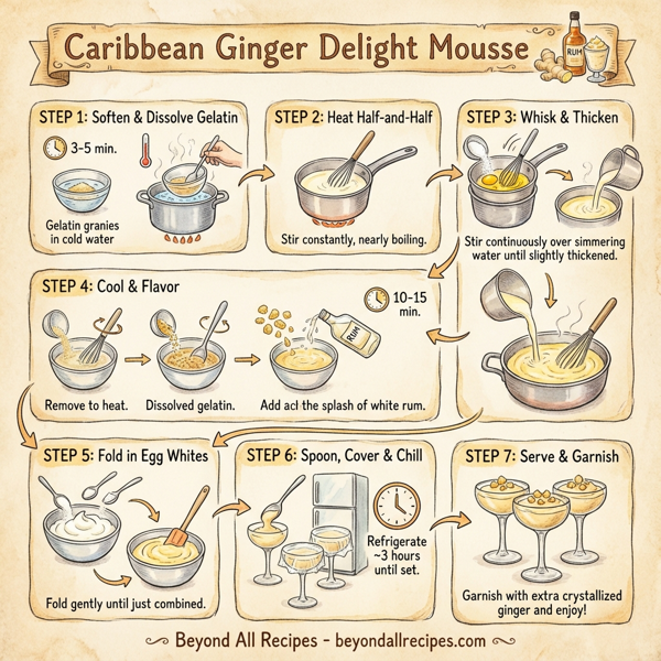 Caribbean Ginger Delight Mousse instructions