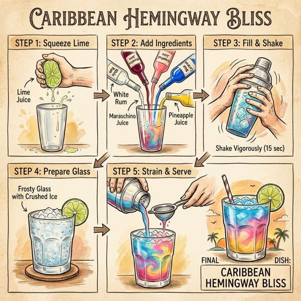 Caribbean Hemingway Bliss instructions