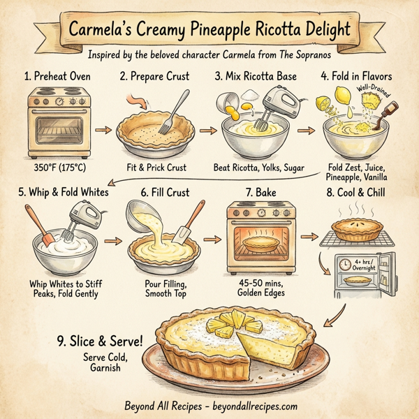 Carmela's Creamy Pineapple Ricotta Delight instructions