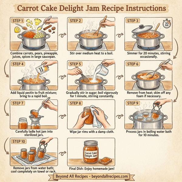 Carrot Cake Delight Jam instructions
