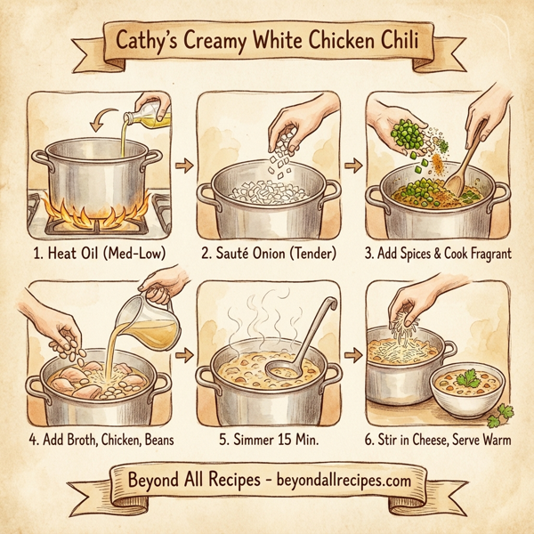 Cathy's Creamy White Chicken Chili instructions