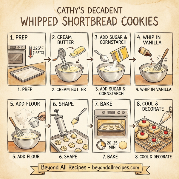 Cathy's Decadent Whipped Shortbread Cookies instructions