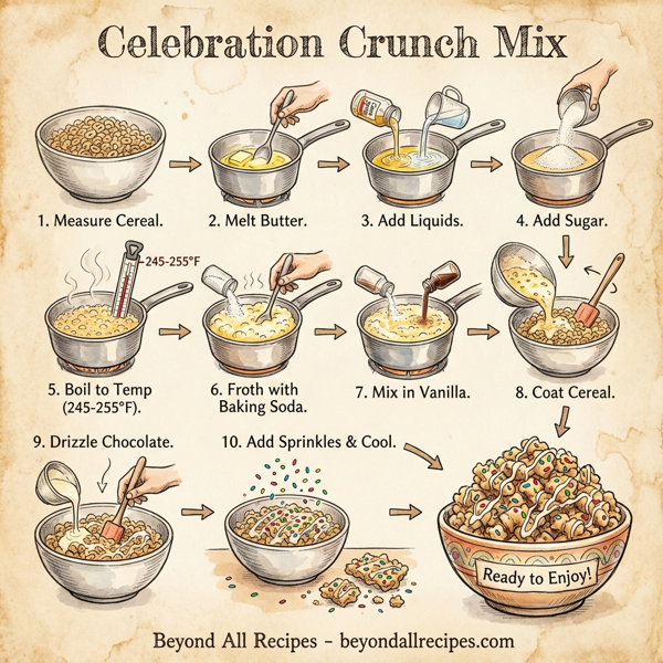 Celebration Crunch Mix instructions