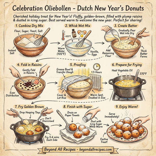 Celebration Oliebollen - Dutch New Year's Donuts instructions