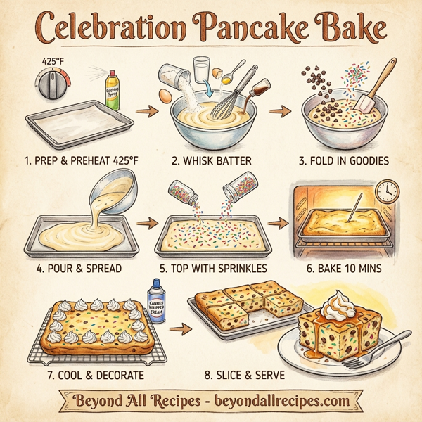Celebration Pancake Bake instructions