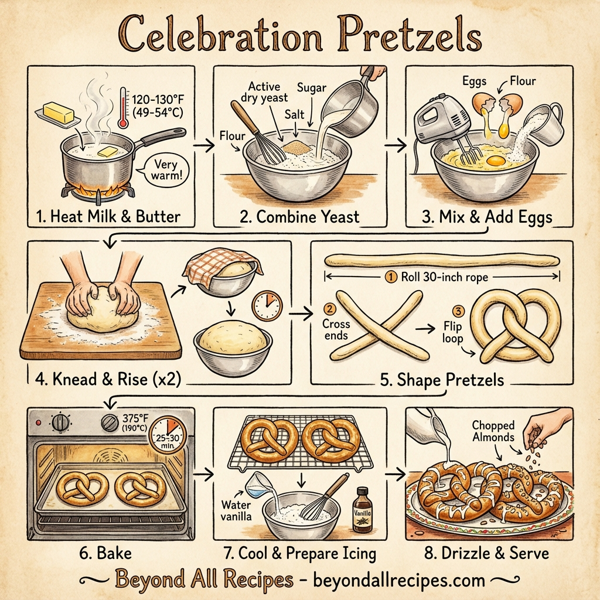 Celebration Pretzels instructions