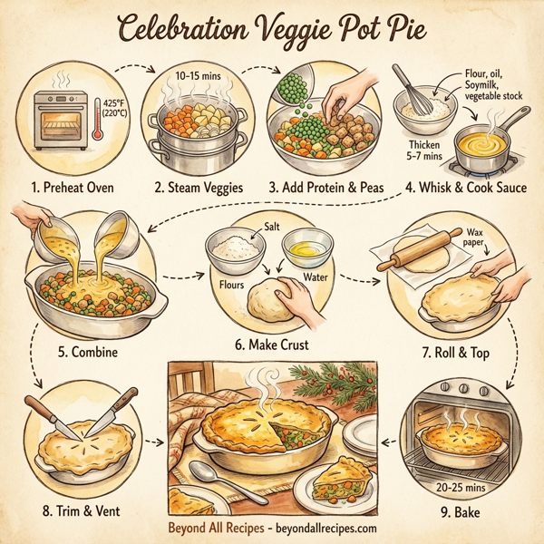 Celebration Veggie Pot Pie instructions