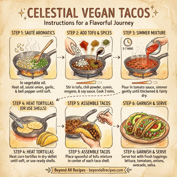 Celestial Vegan Tacos instructions