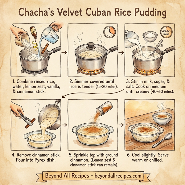 Chacha's Velvet Cuban Rice Pudding instructions