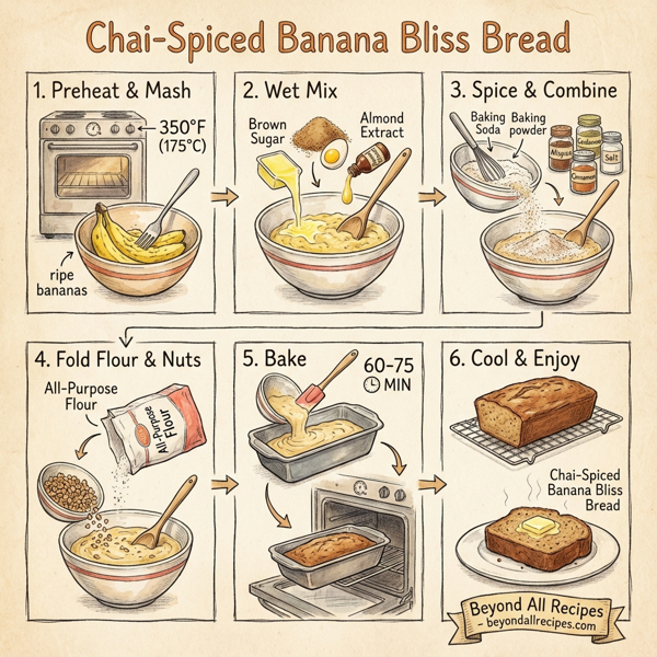 Chai-Spiced Banana Bliss Bread instructions