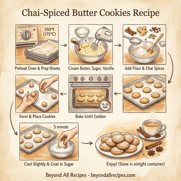 Chai-Spiced Butter Cookies instructions