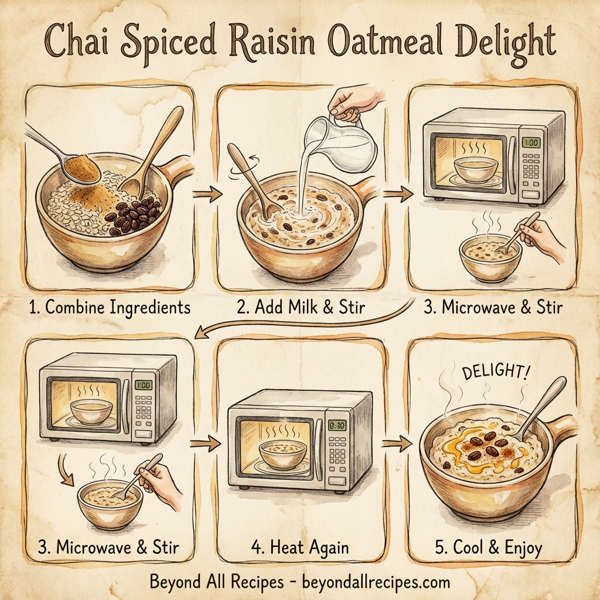 Chai Spiced Raisin Oatmeal Delight instructions