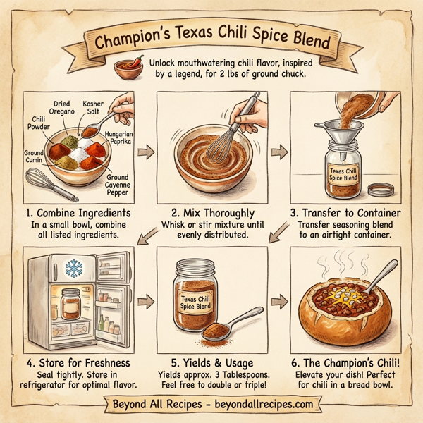 Champion's Texas Chili Spice Blend instructions