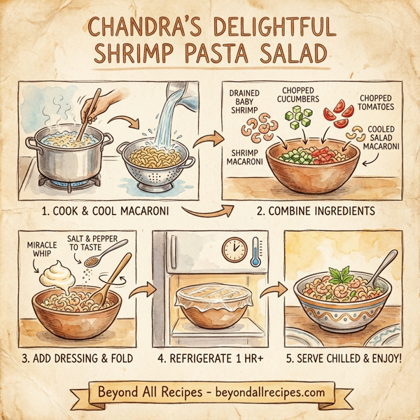 Chandra's Delightful Shrimp Pasta Salad instructions