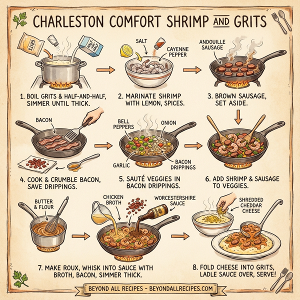 Charleston Comfort Shrimp and Grits instructions