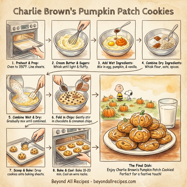 Charlie Brown's Pumpkin Patch Cookies instructions