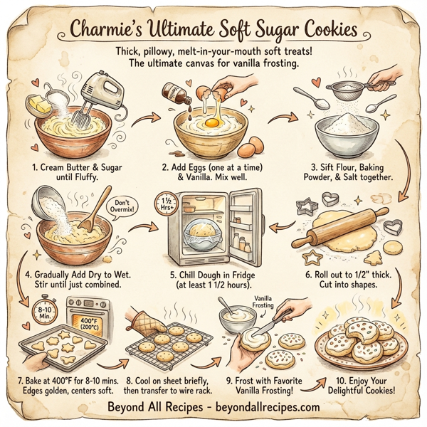 Charmie's Ultimate Soft Sugar Cookies instructions