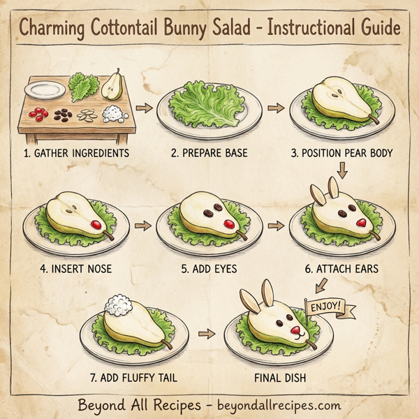 Charming Cottontail Bunny Salad instructions