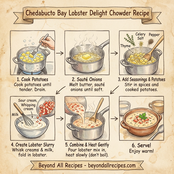 Chedabucto Bay Lobster Delight Chowder instructions