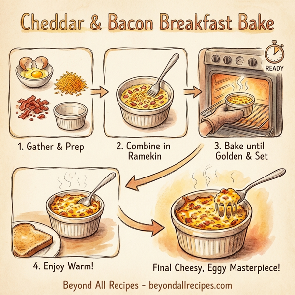 Cheddar & Bacon Breakfast Bake instructions
