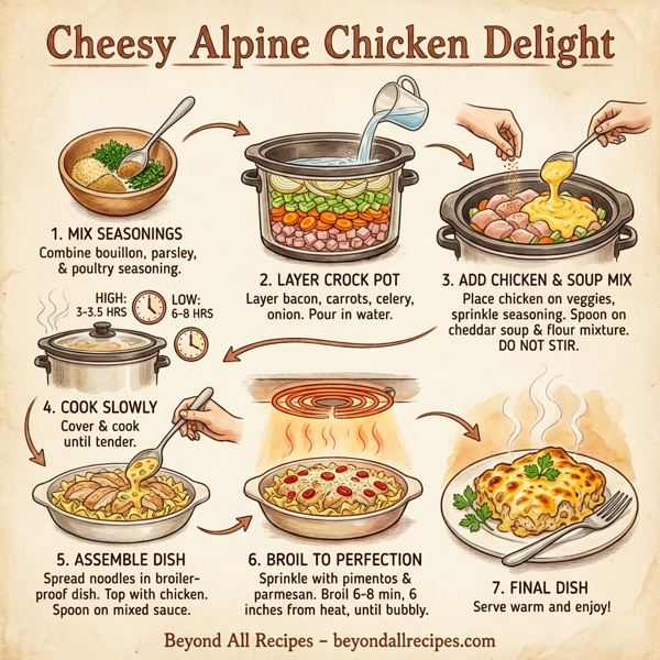 Cheesy Alpine Chicken Delight instructions
