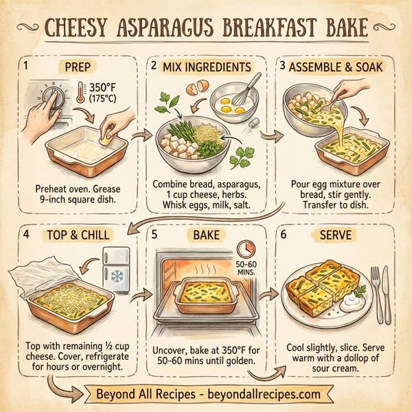 Cheesy Asparagus Breakfast Bake instructions