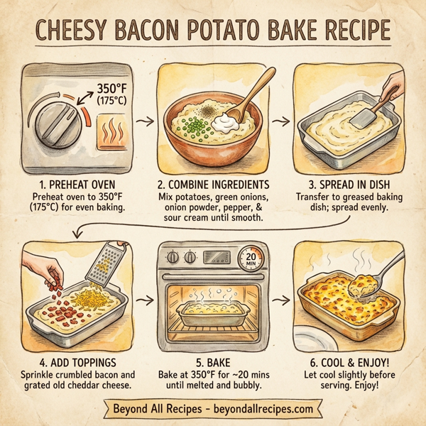 Cheesy Bacon Potato Bake instructions