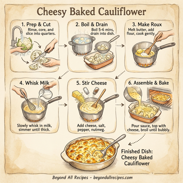 Cheesy Baked Cauliflower instructions