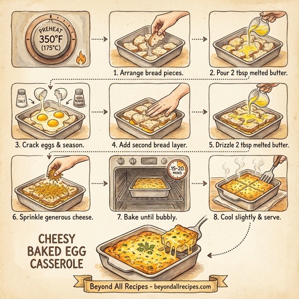 Cheesy Baked Egg Casserole instructions