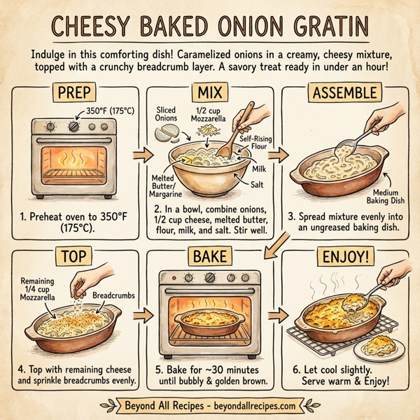Cheesy Baked Onion Gratin instructions