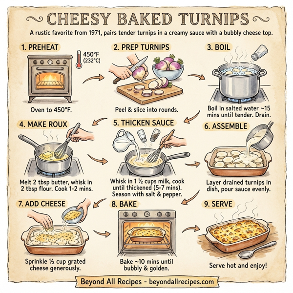 Cheesy Baked Turnips instructions
