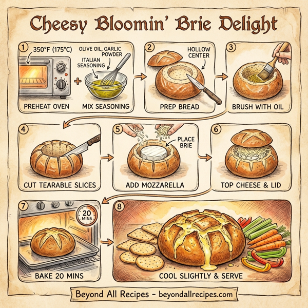 Cheesy Bloomin' Brie Delight instructions