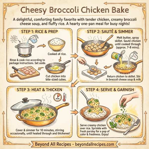 Cheesy Broccoli Chicken Bake instructions