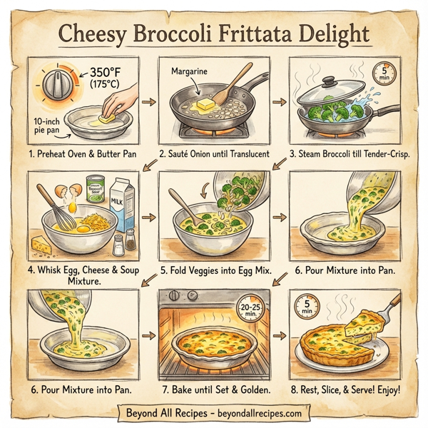 Cheesy Broccoli Frittata Delight instructions
