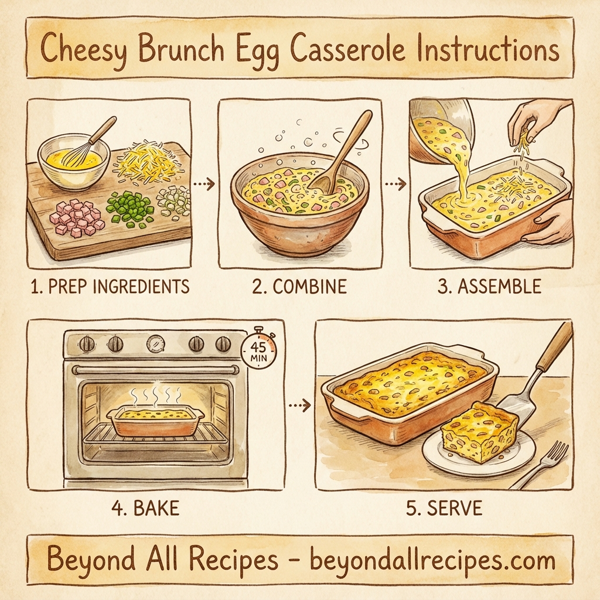 Cheesy Brunch Egg Casserole instructions