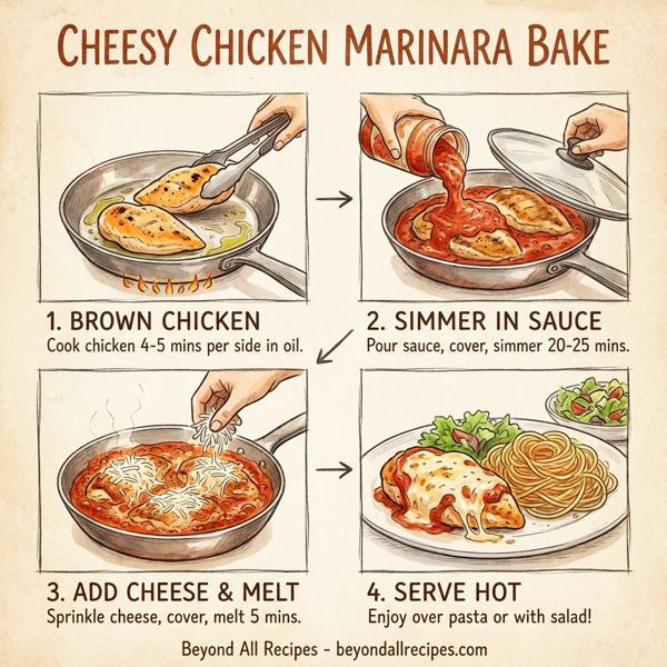 Cheesy Chicken Marinara Bake instructions